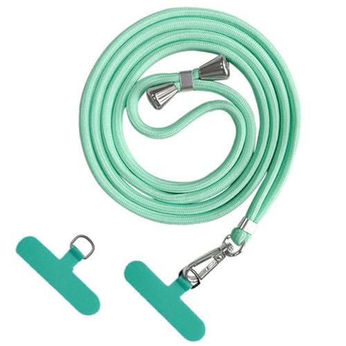 YFSYLL Handykette Universal, Geeignet für alle Smartphones,mit 2 Universelles Pad,Kette zum Umhängen um Hals & Handgelenk - Mintgrün YFSYLL Handykette Universal, Geeignet für alle Smartphones,mit 2 Universelles Pad,Kette zum Umhängen um Hals & Handgelenk - Mintgrün von YFSYLL