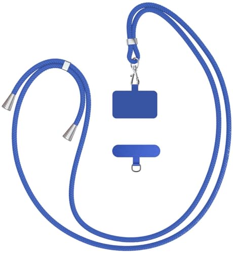 YFSYLL Handykette Universal zum umhängen kompatibel mit jedem Smartphone als Handyhüll,mit 2 Stück Universelles Patch,Handyband mit jeder Hülle kombinierbar, Blau YFSYLL Handykette Universal zum umhängen kompatibel mit jedem Smartphone als Handyhüll,mit 2 Stück Universelles Patch,Handyband mit jeder Hülle kombinierbar, Blau von YFSYLL