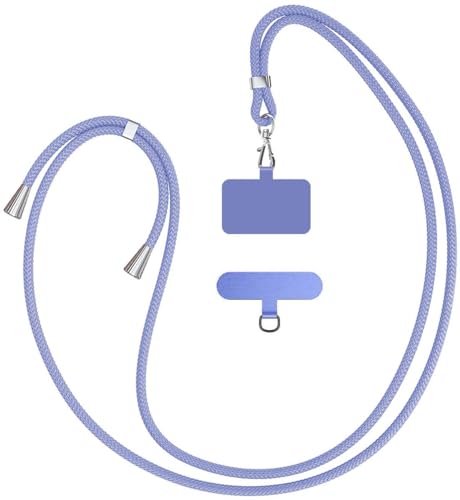 YFSYLL Handykette Universal zum umhängen kompatibel mit jedem Smartphone als Handyhüll,mit 2 Stück Universelles Patch,Handyband mit jeder Hülle kombinierbar, Graublau YFSYLL Handykette Universal zum umhängen kompatibel mit jedem Smartphone als Handyhüll,mit 2 Stück Universelles Patch,Handyband mit jeder Hülle kombinierbar, Graublau von YFSYLL