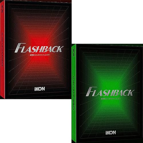 IKON FLASHBACK 4th Mini Album ( PHOTO BOOK ) ( RED + GREEN - SET. ) ( Incl. 2 CD+2 Photo Book+2 Post Card Set+2 Photo Sticker+2 STORE GIFT CARD ) SEALED von YG Ent.