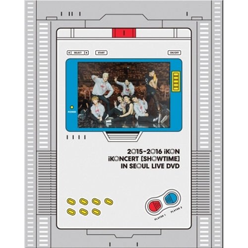 IKON - 2015-2016 IKONCERT [SHOWTIME] IN SEOUL LIVE DVD 3 DISC+160p Photo Book+1p IKON Paper Holder+1p Member Sticker(Random) K-POP Sealed von YG Entertainment