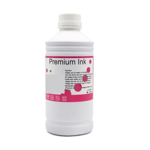 YGUWZ 1000 ml wasserfeste Pigmenttinte, kompatibel mit P6000 P7000 P8000 P9000 P6080 P7080 P8080 P9080 Tintenstrahldrucker T8041 T8049 T8061 Tinte(1000ML Pigment-M) von YGUWZ