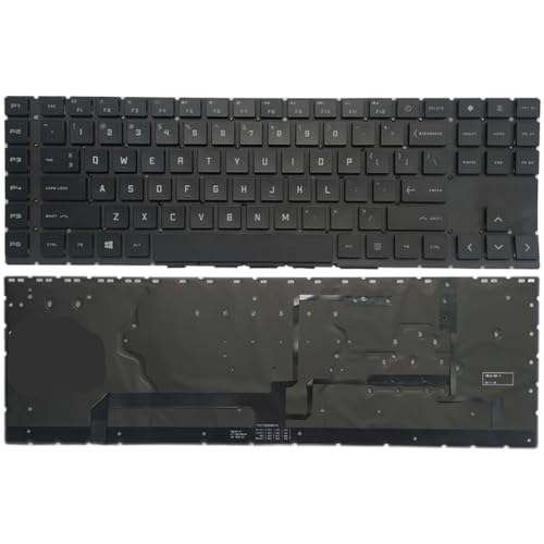 YGUWZ 17CM US-Tastatur, kompatibel mit 17T-cm 17CM2047NR CM2000TX 17CK 17CK0501NA CK0372NT CK0371NR 17TCK TPNQ266(Backlit) von YGUWZ