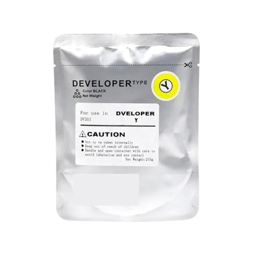 YGUWZ DV226 Entwicklerpulver Kompatibel mit die Serie C256 C287 C367 C266 C7222 C7226(DV226-Y) von YGUWZ