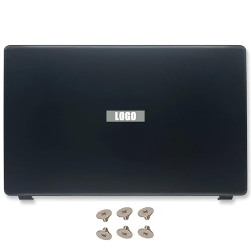 YGUWZ Ersatz-LCD-Rückabdeckung, Scharniere der vorderen Blende, Schrauben, kompatibel mit Aspire 3 A315-42 A315-42G A315-54 A315-54K A315-56 N19C1 15,6 Zoll(Black A Cover) von YGUWZ