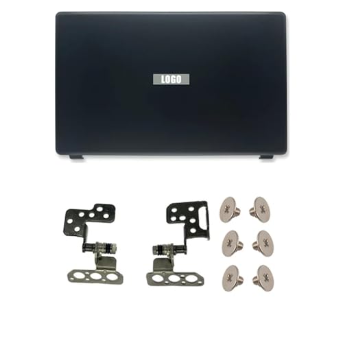 YGUWZ Ersatz-LCD-Rückabdeckung, Scharniere der vorderen Blende, Schrauben, kompatibel mit Aspire 3 A315-42 A315-42G A315-54 A315-54K A315-56 N19C1 15,6 Zoll(Black A Hinges) von YGUWZ