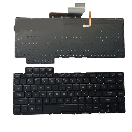 YGUWZ Kompatibel mit der Tastatur GX502GV GX502GW GX502GV-PB74 GX502GW-XB76 mit Hintergrundbeleuchtung von YGUWZ