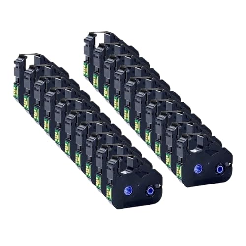 YGUWZ LB-200BK MK-RS100B PT-200BK kompatible Kabel Kompatibel mit Drucker Mk2600 Mk2500 Mk2100 Mk2000 Mk1500 Mk1100 Mark 1 Pro M-11C, erhältlich in 5 10 20 30 40 Stück(LB-200BK 20pcs) von YGUWZ