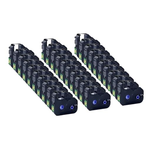 YGUWZ LB-200BK MK-RS100B PT-200BK kompatible Kabel Kompatibel mit Drucker Mk2600 Mk2500 Mk2100 Mk2000 Mk1500 Mk1100 Mark 1 Pro M-11C, erhältlich in 5 10 20 30 40 Stück(LB-200BK 30pcs) von YGUWZ