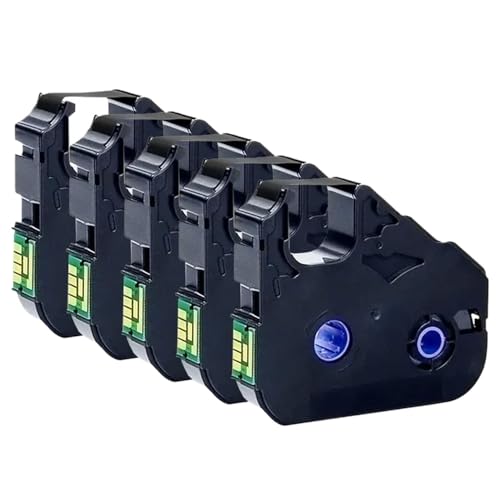 YGUWZ LB-200BK MK-RS100B PT-200BK kompatible Kabel Kompatibel mit Drucker Mk2600 Mk2500 Mk2100 Mk2000 Mk1500 Mk1100 Mark 1 Pro M-11C, erhältlich in 5 10 20 30 40 Stück(LB-200BK 5pcs) von YGUWZ