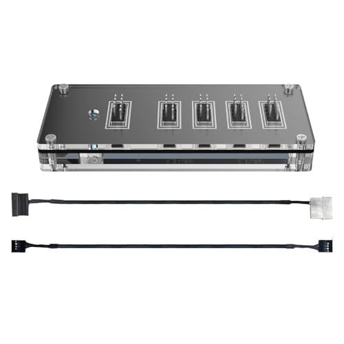 YGXNHOG 9Pin USB Hubs Expander Für Desktop Computer Erweitert Auf 4 Port Mit Stabiler Stromversorgung Und Überstromschutz YGXNHOG 9Pin USB Hubs Expander Für Desktop Computer Erweitert Auf 4 Port Mit Stabiler Stromversorgung Und Überstromschutz von YGXNHOG