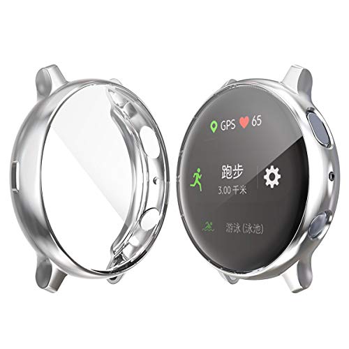 YGoal Displayschutzfolie für OnePlus Watch, Flexibler Full Covered TPU Hülle Schutzhülle für OnePlus Watch 46MM, Silber von YGoal