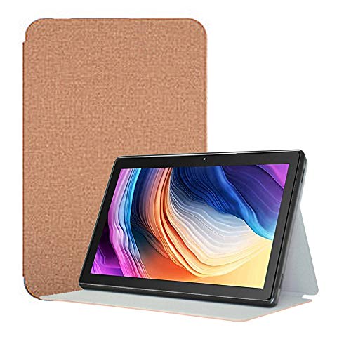 YGoal Hülle für ALLDOCUBE X Neo, Premium Business Folio Case Multi-Angle PU Leder Und TPU Zurück Case Cover für ALLDOCUBE X Neo, Gold von YGoal