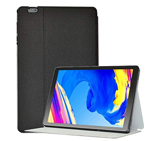 YGoal Hülle für BENEVE M1036, Premium PU Leder Ständer Leicht Folio Case Cover für BENEVE M1036 10.1 Zoll Tablet, Schwarz von YGoal