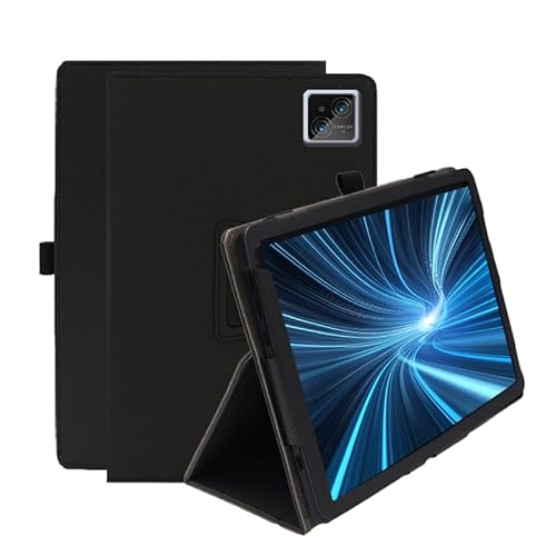 YGoal Hülle für BMAX I11 Plus 2023, Premium PU Leder Multi-Angle Ständer Business Folio Case Book Cover für BMAX Maxpad I11 Plus 2023 10.36 Zoll, Schwarz von YGoal