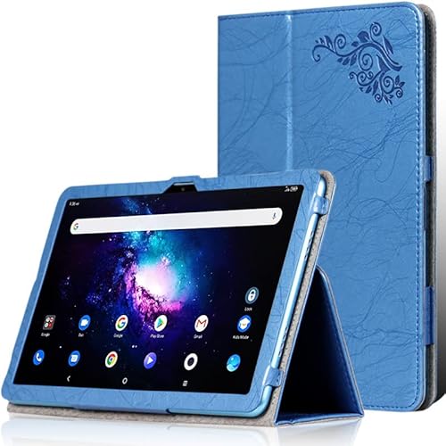 YGoal Hülle für DOOGEE T20, Premium PU Leder Multi-Angle Ständer Business Folio Case Book Cover für DOOGEE T20, Blau von YGoal