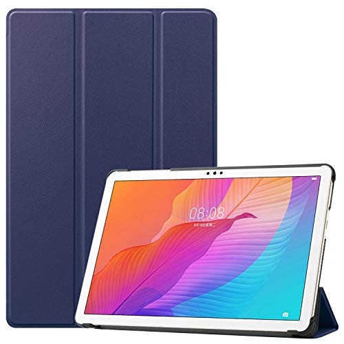 YGoal Hülle für Huawei MatePad T 10/Honor Pad X8 10.1, Premium PU Leder Ständer mit Multi-Angle Business Folio Case Cover für Huawei MatePad T10 Tablet, Blau von YGoal