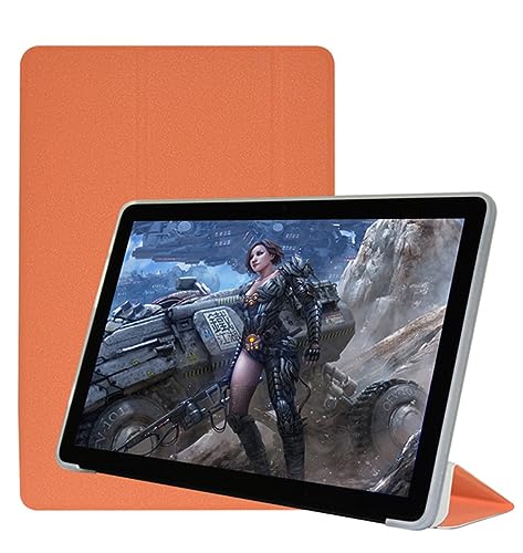 YGoal Hülle für Jumper EZpad M10SE, Premium PU Leder Ständer Leicht Folio Case Cover für Jumper M10SE 10.1 Zoll Tablet, Orange von YGoal