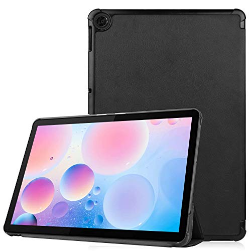 YGoal Hülle für Lenovo Duet Chromebook 10.1, Premium PU Leder Ständer Business Folio Case Cover mit Multi-Angle für Lenovo Duet Chromebook 10.1 Zoll, Schwarz von YGoal