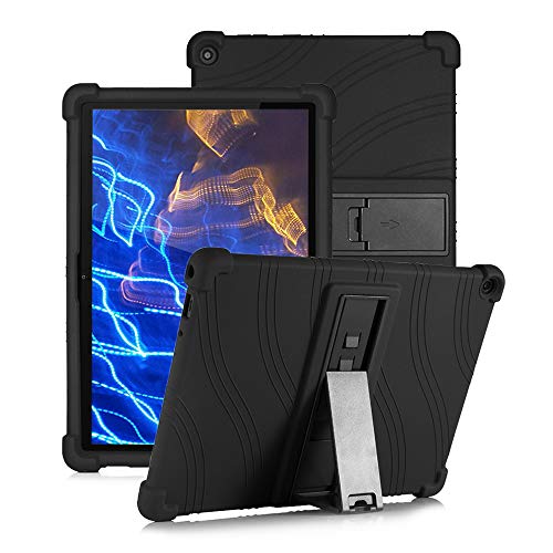 YGoal Hülle für Lenovo Tab M10 Plus 10.6 TB-125F/TB-128F - Leichte, kinderfreundliche, stoßfeste Schutzhülle silikonhülle für Lenovo Tab M10 Plus Gen 3 10.6 Zoll, Schwarz von YGoal