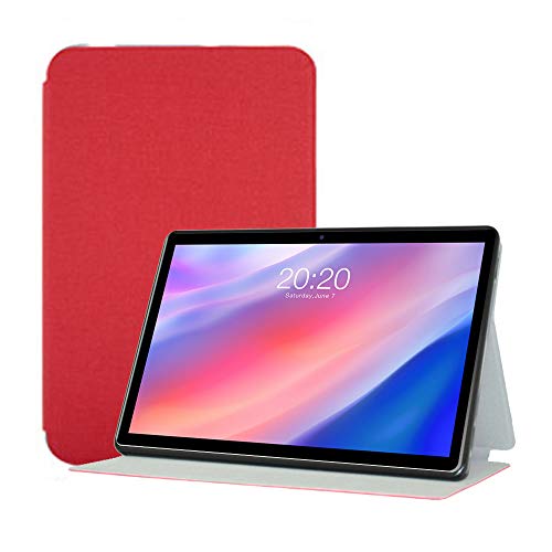 YGoal Hülle für TECLAST M40, Premium PU Leder Ständer Leicht Folio Case Cover für TECLAST M40 10 Zoll Tablet, Rot von YGoal