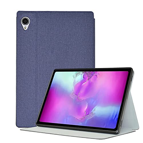 YGoal Hülle für TECLAST P30HD, Premium PU Leder Ständer Leicht Folio Case Cover für TECLAST P30HD 10.1 Zoll Tablet, Blau von YGoal