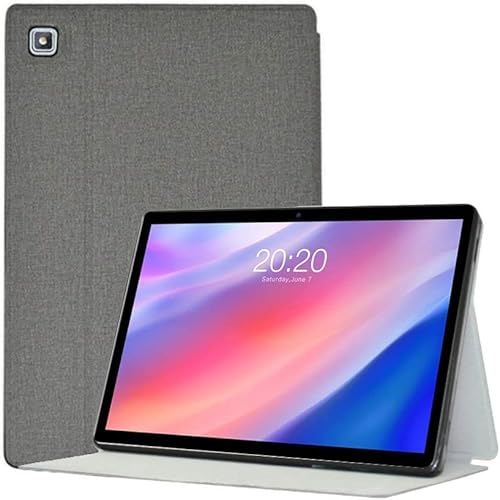 YGoal Hülle für Teclast P20S, Premium PU Leder Ständer mit Multi-Angle Business Folio Case Cover für Teclast P20S Tablet, Grau von YGoal