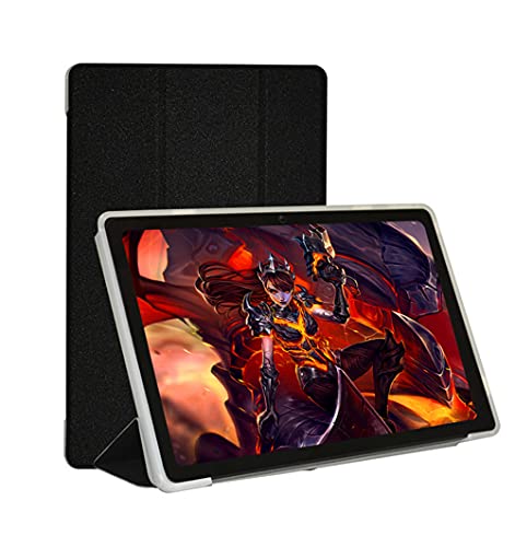 YGoal Hülle für Teclast P25, Premium PU Leder Ständer Leicht Folio Case Cover für Teclast P25 10.1 Zoll Tablet, Schwarz von YGoal