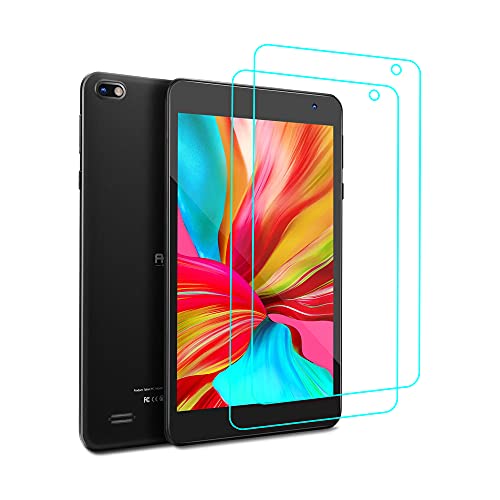 YGoal Tempered Glass für AEEZO 7, (2 Stück) 9H Härte Anti-Kratzen Blasenfrei Schutzglas Displayschutzfolie für AEEZO 7 7 Zoll Tablet von YGoal