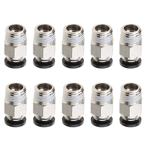 10 Stück PC4-01 Schnellmontage Gerade Pneumatische Armatur Push To Für 3D Drucker 1 75 Mm Filament 10 Stück PC4-01 Schnellmontage Gerade Pneumatische Armatur Push To Für 3D Drucker 1 75 Mm Filament von YHAILI