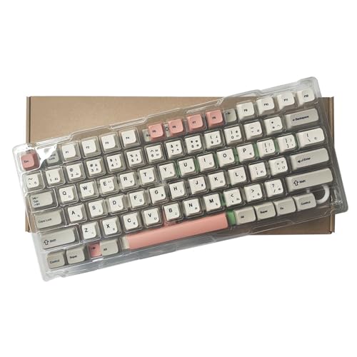 138-Tasten-PBT-Tastenkappe, XDA-Höhentaste, komplettes Set von 9009 Retro-Farbstoff-Sublimation für mechanische Tastaturen von YHAILI