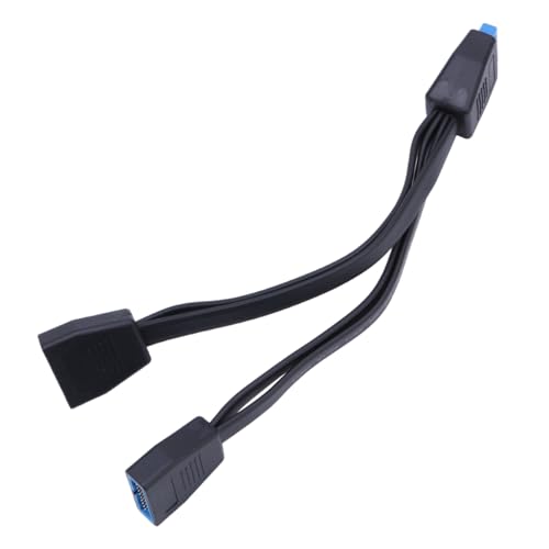 YHAILI 1 Bis 2 Motherboard USB Header Splitterkabel 20 cm 19pin Interner Verlängerung Header Kabel YHAILI 1 Bis 2 Motherboard USB Header Splitterkabel 20 cm 19pin Interner Verlängerung Header Kabel von YHAILI