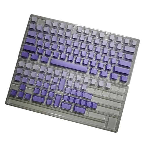 YHAILI 125Keys Original Höhe Farbsublimationsgradienten Tastenkappen oben/seitlich graviert für mechanische Tastaturen Tastenkappen von YHAILI