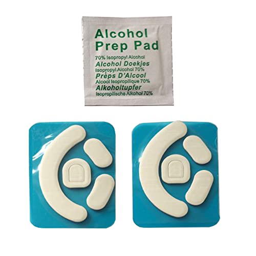 YHAILI 2 Sätze/Packung Mausfüße Pad Maus Skate Glides Aufkleber Für DeathAdder Gaming Mäuse Gebogene Kante von YHAILI