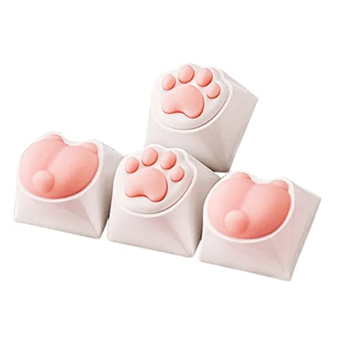 YHAILI 3D Weiche Silikon Katzenpfoten Basis Tastenkappe Kompatibel Mit MX Strukturschaltern Mechanischen Tastaturen Dekoration YHAILI 3D Weiche Silikon Katzenpfoten Basis Tastenkappe Kompatibel Mit MX Strukturschaltern Mechanischen Tastaturen Dekoration von YHAILI