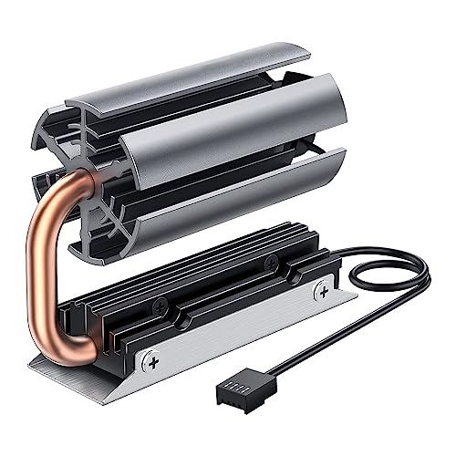 YHAILI Für M.2 NVME 2280 Kühlkörper Doppelkühler Mit 30-mm PWM Lüfter YHAILI Für M.2 NVME 2280 Kühlkörper Doppelkühler Mit 30-mm PWM Lüfter von YHAILI