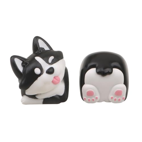 YHAILI Handgefertigte ABS-Tastenkappen, Corgis Butt Keycap für mechanische 3D-Tastaturen, ESCs, individuelle Tastenkappe von YHAILI