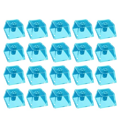 YHAILI Transparente PC-Tastenkappen, Originalhöhe, mechanische Tastaturen, PC-Rohlinge, Hintergrundbeleuchtung, 20 Stück von YHAILI