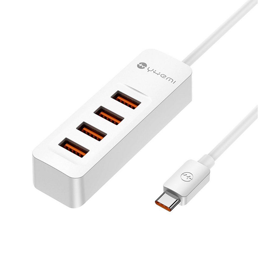 YHEMI Docking Station 4 in 1 TYPE-C Hub Konverter Verlängerungskabel USB-Adapter USB Typ A zu USB-C von YHEMI