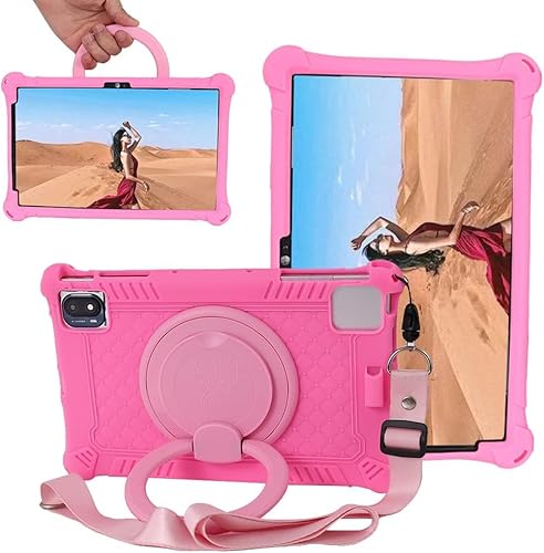 YHFZR Hülle Stoßfest Leicht Case 360 Drehgriff und Ständer Kinder Hülle für Teclast P30T/Moderness MB1001/ Black-View Tab 80/Oscal Pad 50 WiFi/OUZRS Tab-M1/UMI-DIGI Tablet 10,1 Zoll, Rosa YHFZR Hülle Stoßfest Leicht Case 360 Drehgriff und Ständer Kinder Hülle für Teclast P30T/Moderness MB1001/ Black-View Tab 80/Oscal Pad 50 WiFi/OUZRS Tab-M1/UMI-DIGI Tablet 10,1 Zoll, Rosa von YHFZR