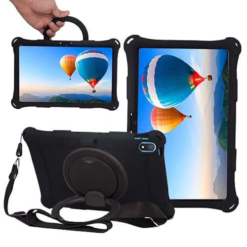YHFZR Hülle für AGM Pad P2 Tablet 11 Zoll, Stoßfest Leicht Case 360 Drehgriff und Ständer Kinder Hülle für AGM Pad P2 Tablet 11 Zoll, Schwarz von YHFZR