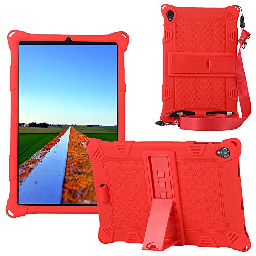 YHFZR Hülle für ALLDOCUBE iPlay 40, Leicht Silikon Weich Kindgerechte Hülle mit Standfunktion für ALLDOCUBE iPlay 40 10.4 Zoll Tablet, Rot YHFZR Hülle für ALLDOCUBE iPlay 40, Leicht Silikon Weich Kindgerechte Hülle mit Standfunktion für ALLDOCUBE iPlay 40 10.4 Zoll Tablet, Rot von YHFZR