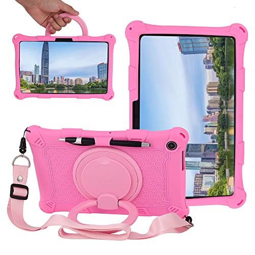 YHFZR Hülle für ALLDOCUBE iPlay 50, Stoßfest Leicht Case 360 Drehgriff und Ständer Kinder Hülle für ALLDOCUBE iPlay 50 10,4 Zoll, Rosa von YHFZR