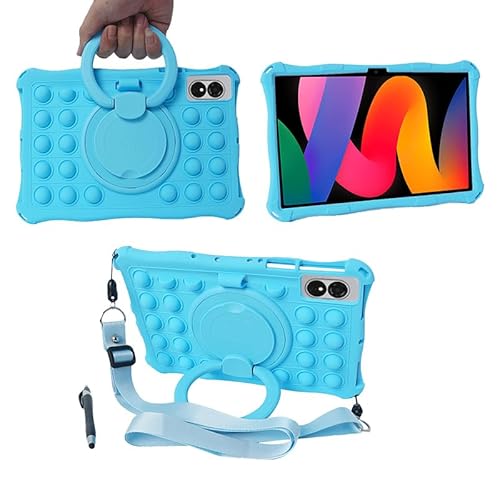 YHFZR Hülle für Alldocube iPlay 60 Lite, Stoßfest Leicht Case 360 Drehgriff und Ständer Kinder Hülle für Alldocube iPlay 60 Lite 10,95 Zoll, Blau von YHFZR