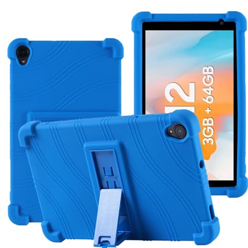 YHFZR Hülle für Black View Tab 50 WiFi 8 Zoll, Leicht Silikon Weich Kindgerechte Hülle mit Standfunktion für Black View Tab 50 WiFi 8 Zoll, Dunkel Blau YHFZR Hülle für Black View Tab 50 WiFi 8 Zoll, Leicht Silikon Weich Kindgerechte Hülle mit Standfunktion für Black View Tab 50 WiFi 8 Zoll, Dunkel Blau von YHFZR