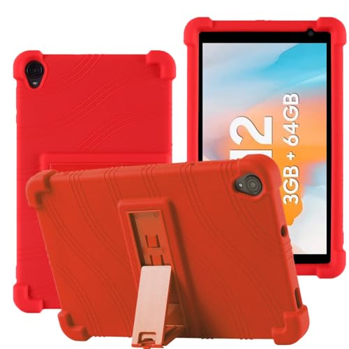 YHFZR Hülle für Black View Tab 50 WiFi 8 Zoll, Leicht Silikon Weich Kindgerechte Hülle mit Standfunktion für Black View Tab 50 WiFi 8 Zoll, Rot YHFZR Hülle für Black View Tab 50 WiFi 8 Zoll, Leicht Silikon Weich Kindgerechte Hülle mit Standfunktion für Black View Tab 50 WiFi 8 Zoll, Rot von YHFZR