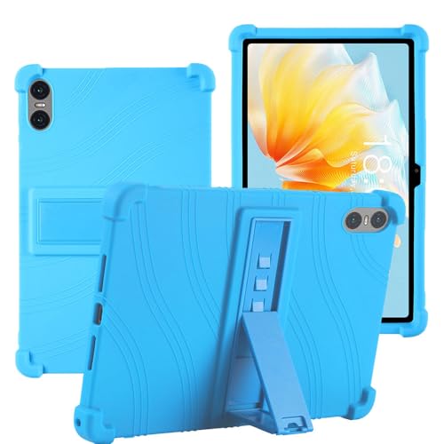 YHFZR Hülle für Black View Tab 60 Kids, Leicht Silikon Weich Kindgerechte Hülle mit Standfunktion für Black View Tab 60 Kids 8,68 Zoll, Blau YHFZR Hülle für Black View Tab 60 Kids, Leicht Silikon Weich Kindgerechte Hülle mit Standfunktion für Black View Tab 60 Kids 8,68 Zoll, Blau von YHFZR