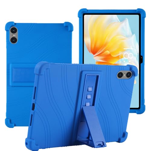 YHFZR Hülle für Black View Tab 60 Kids, Leicht Silikon Weich Kindgerechte Hülle mit Standfunktion für Black View Tab 60 Kids 8,68 Zoll, Dunkel Blau YHFZR Hülle für Black View Tab 60 Kids, Leicht Silikon Weich Kindgerechte Hülle mit Standfunktion für Black View Tab 60 Kids 8,68 Zoll, Dunkel Blau von YHFZR