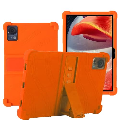 YHFZR Hülle für DOOGEE T20 10,4 Zoll, Leicht Silikon Weich Kindgerechte Hülle mit Standfunktion für DOOGEE T20 10,4 Zoll, Orange von YHFZR