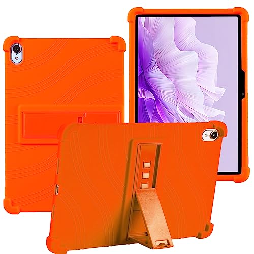 YHFZR Hülle für Huawei MatePad Air 11,5 Zoll, Leicht Silikon Weich Kindgerechte Hülle mit Standfunktion für Huawei MatePad Air 11,5 Zoll, Orange von YHFZR